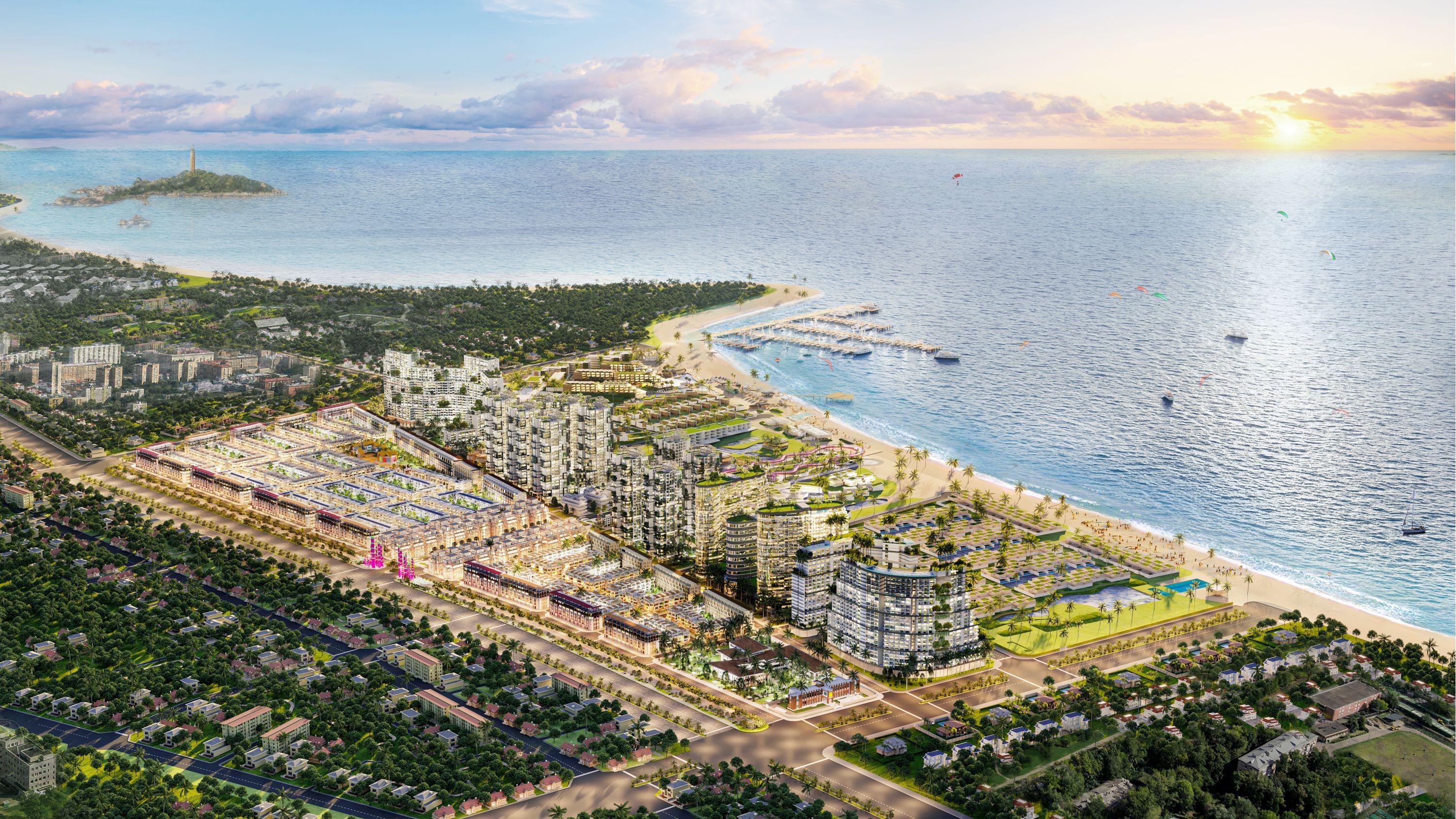 Nhà phố biển trong siêu quần thể Thanh Long Bay hấp dẫn nhà đầu tư dịp cuối năm